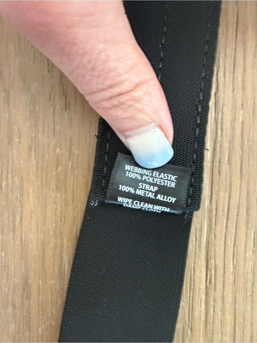HC Black Tactical Web Belt - Picture 4 of 4